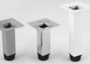 Neliöputkijalka 100mm 25x25 mm, säädettävä