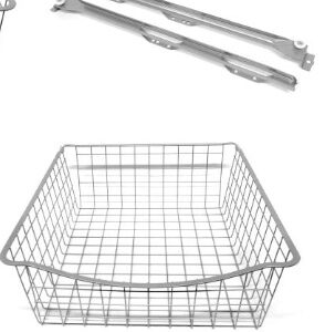 Metallinen kori 500mm syvä, 150/300 korkeus