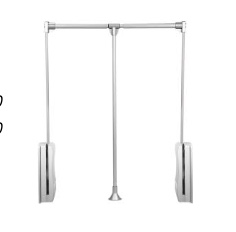 Vaatetanko alasvetomekanismilla