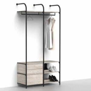 Nivo 120cm vaalea Hikkori