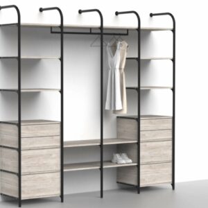 Nivo 240cm vaalea Hikkori