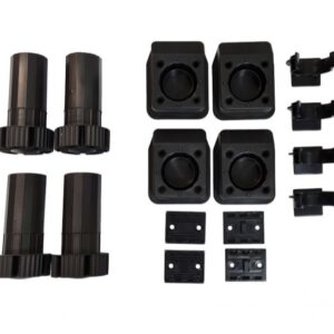 Sokkelijalkasetti 4kpl 100-132mm
