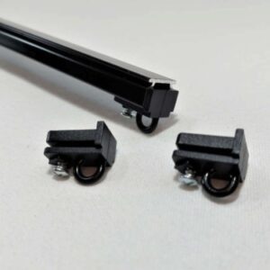 1-uraisen kiskon stoppari 2kpl