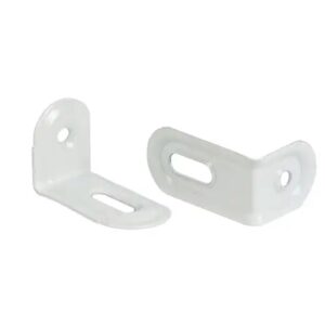 Kalustekulmarauta valkoinen 10kpl