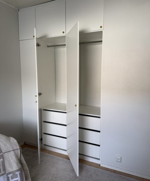 Saranaovikaapisto valkoinen sileä